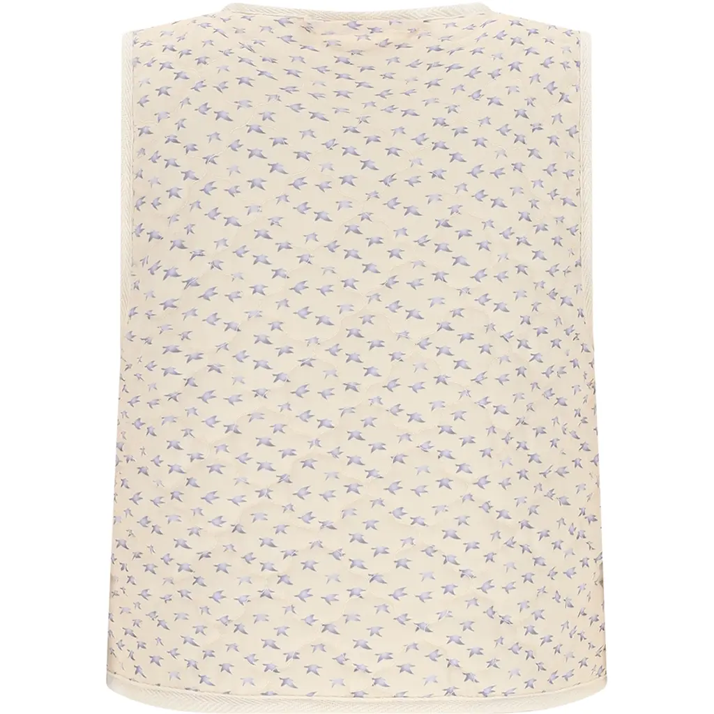 Gilet Katya REVERSIBLE (pearled ivory)