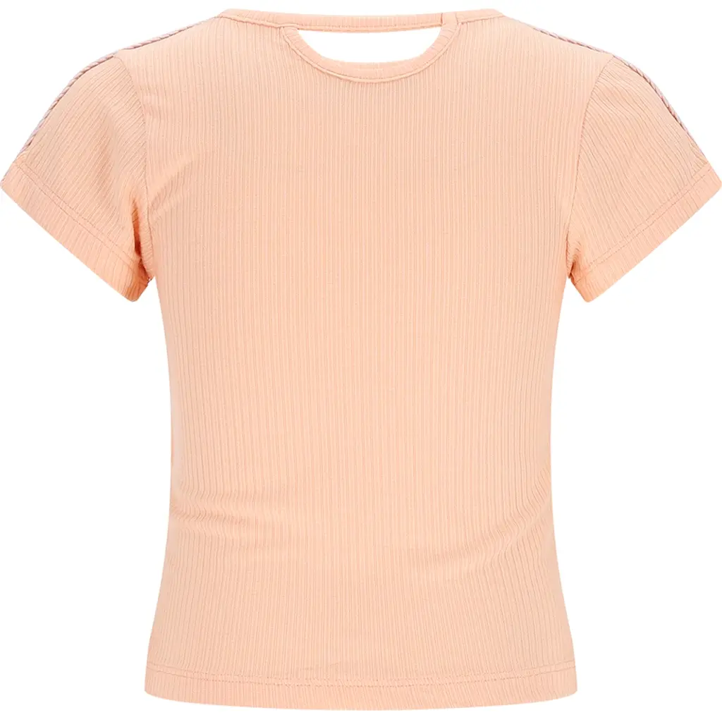 T-shirt Kris rib (light peach)