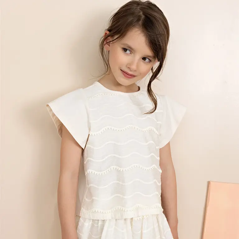 T-shirt Tobi (pearled ivory)