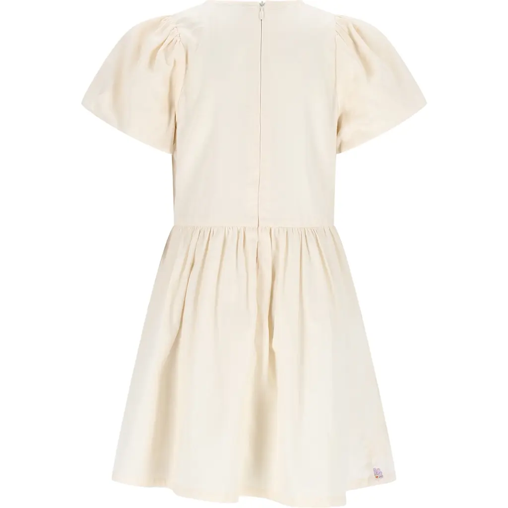 Jurk Mira poplin (warm grey)