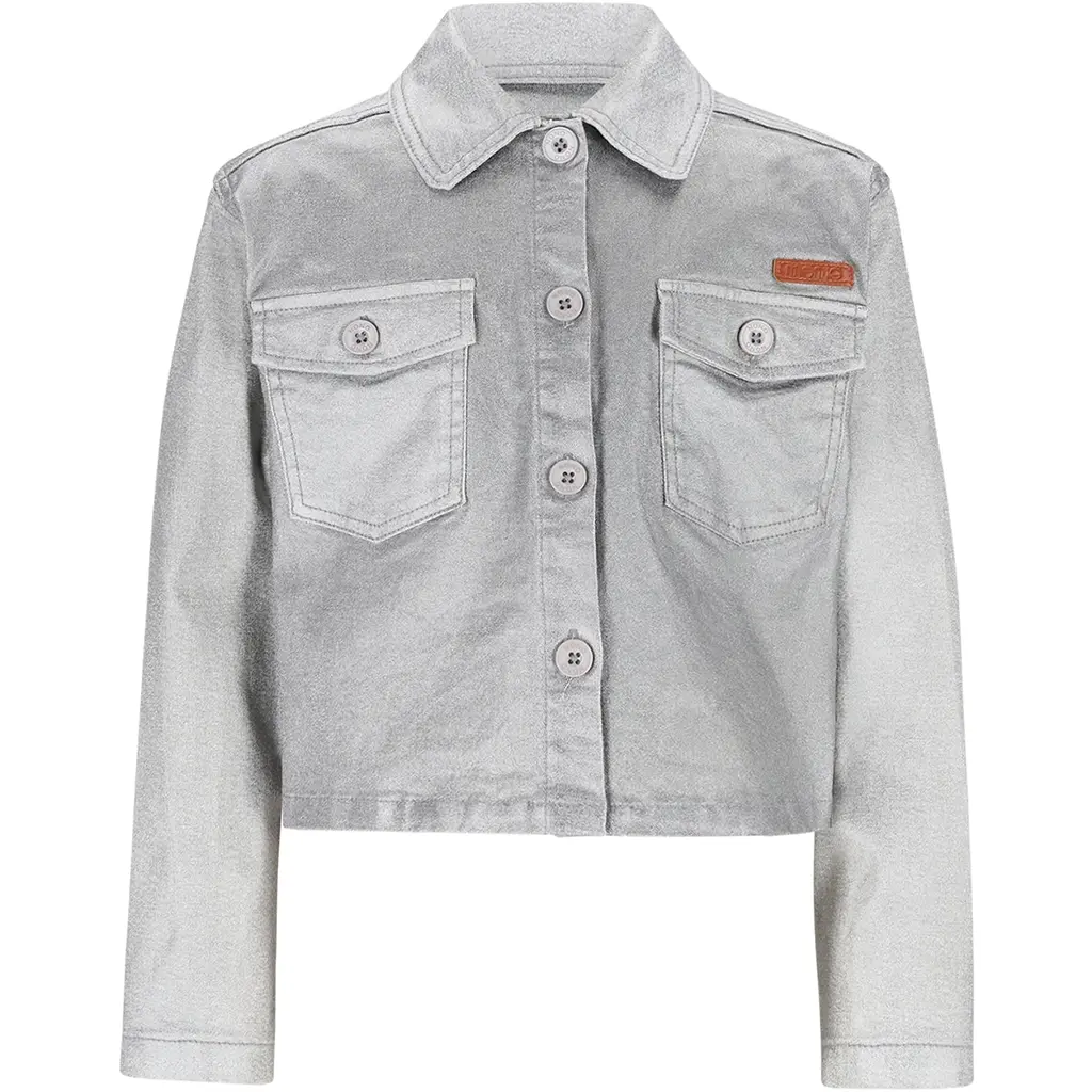 Spijkerjasje Dimsy foil coating (warm grey)