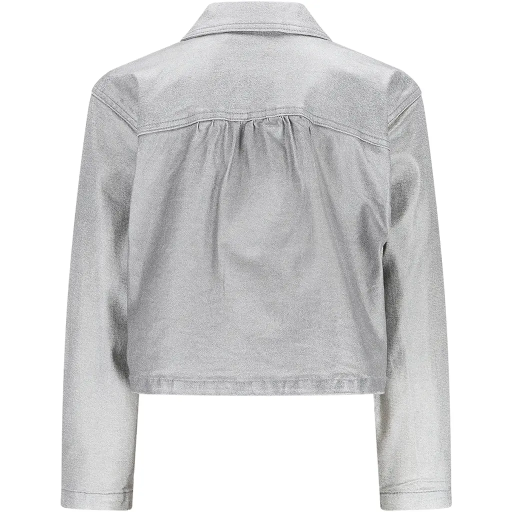 Spijkerjasje Dimsy foil coating (warm grey)