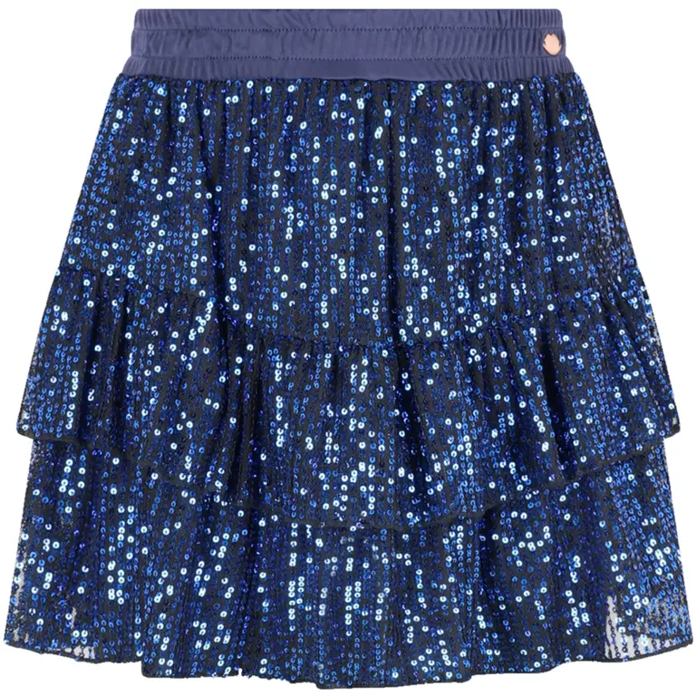 Rokje Naia pailletten (ensign blue)