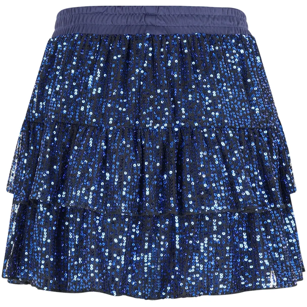 Rokje Naia pailletten (ensign blue)