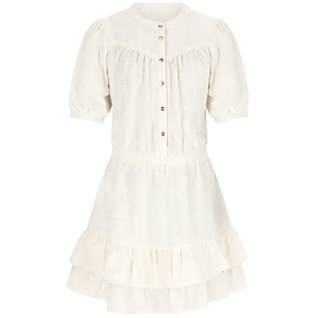 Jurk Maggy (pearled ivory)