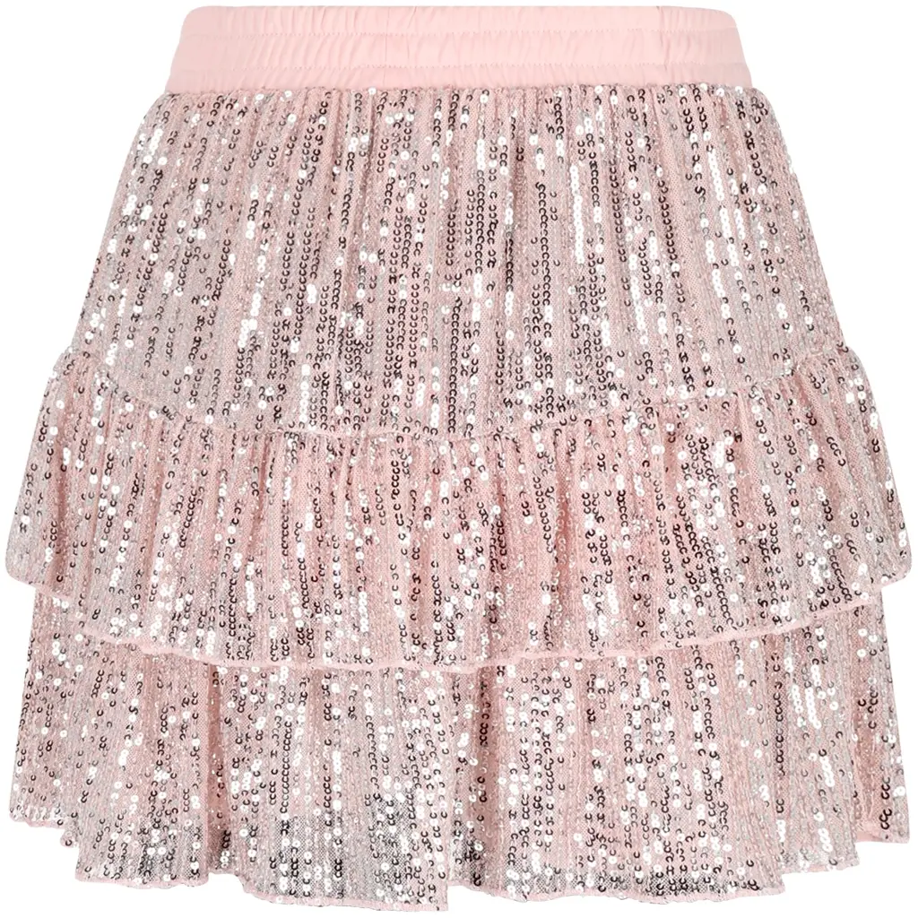 Rokje Naia pailletten (vintage rose)