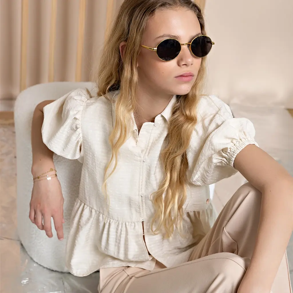 Blouse Tiggs (pearled ivory)