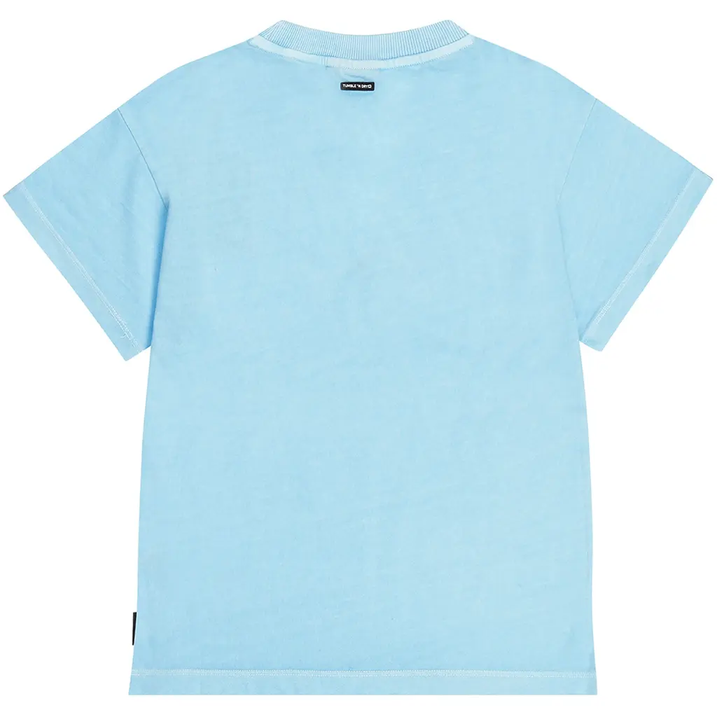 T-shirt Samoa backprint (bonnie blue)