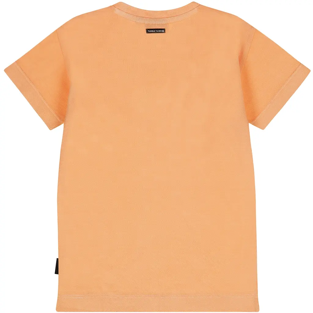 T-shirt Airlie Beach backprint (fresh salmon)