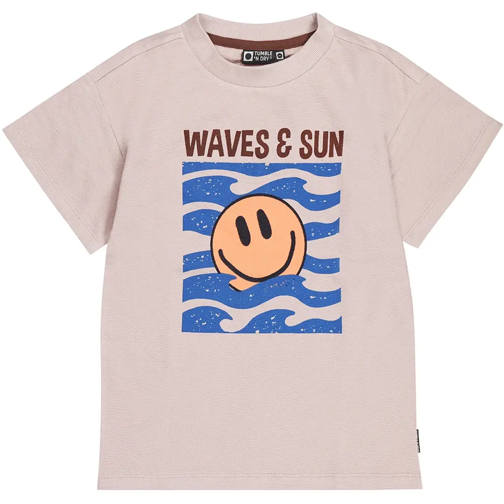 T-shirt Coral Reef (cloud gray)