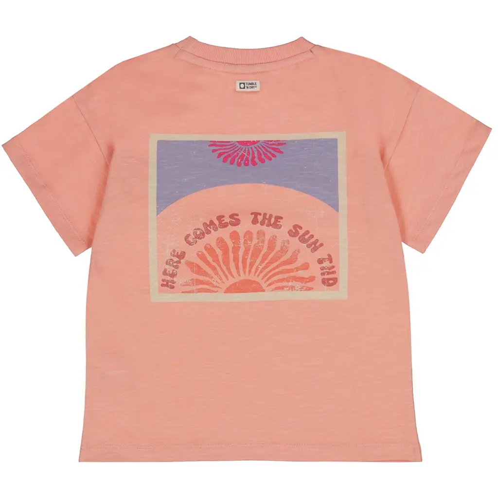 T-shirt Nautalis backprint (apricot blush)