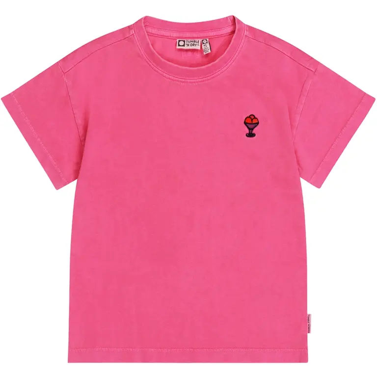 T-shirt Rouen Deux backprint (beetroot purple)