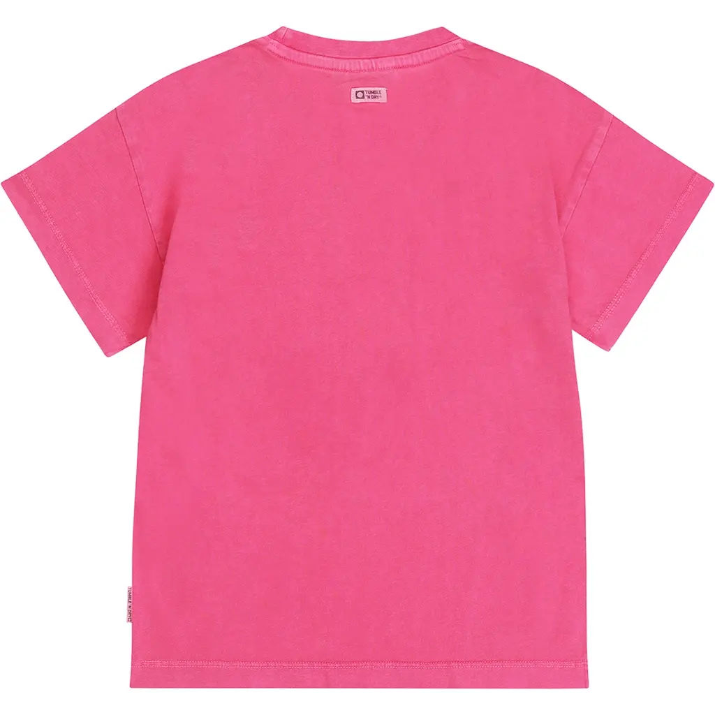 T-shirt Rouen Deux backprint (beetroot purple)