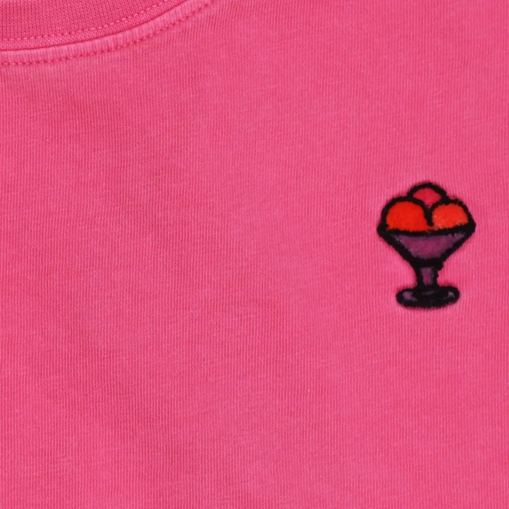 T-shirt Rouen Deux backprint (beetroot purple)