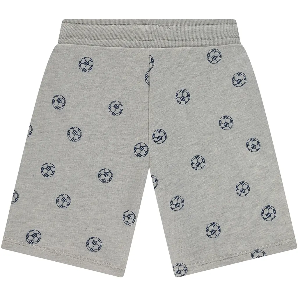 Korte broek wide fit (light grey melee)