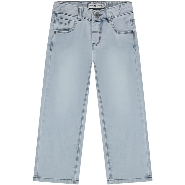 Spijkerbroek wide fit (light blue denim)