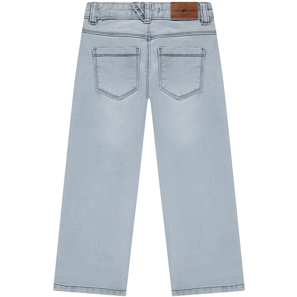 Spijkerbroek wide fit (light blue denim)