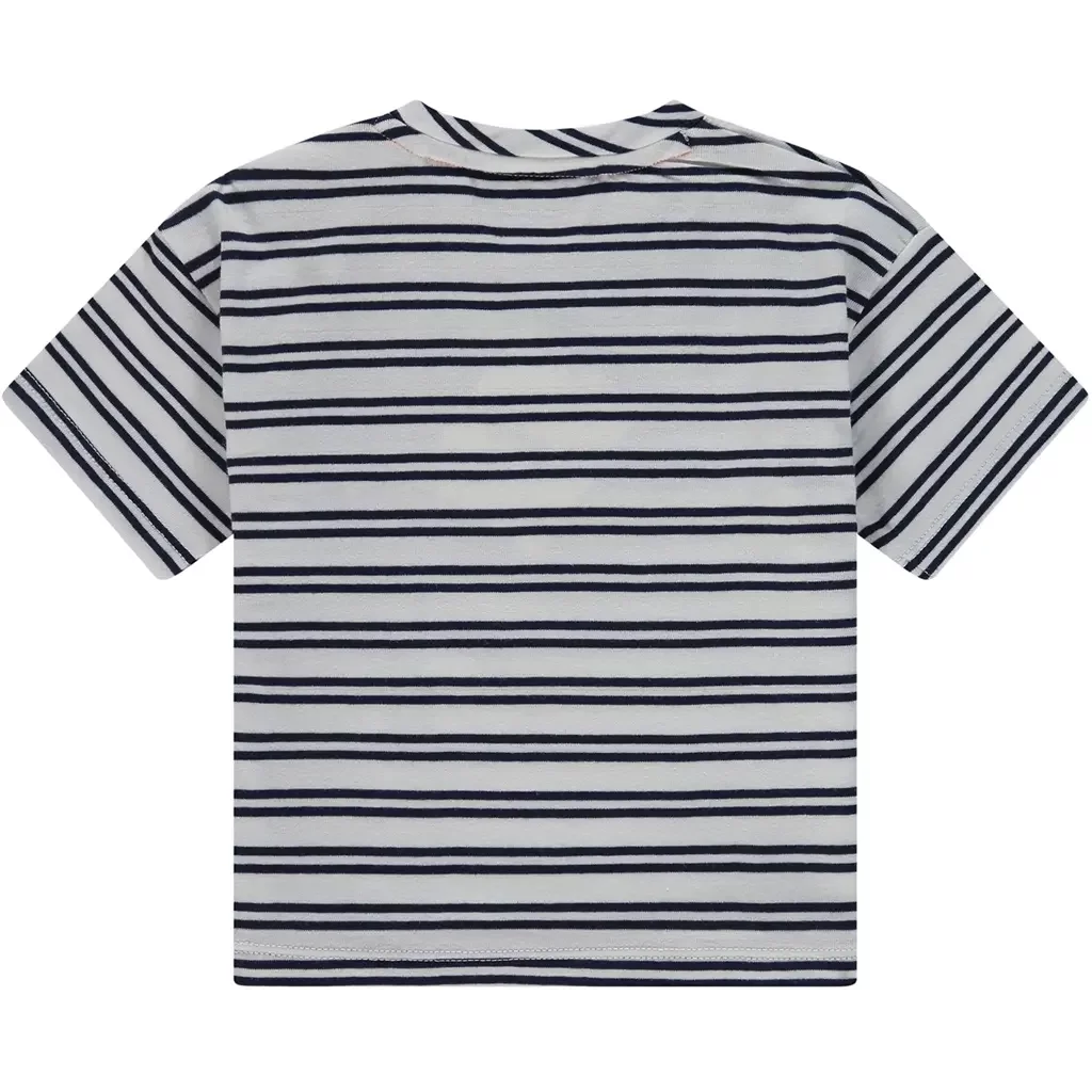 T-shirtje wide fit (indigo)