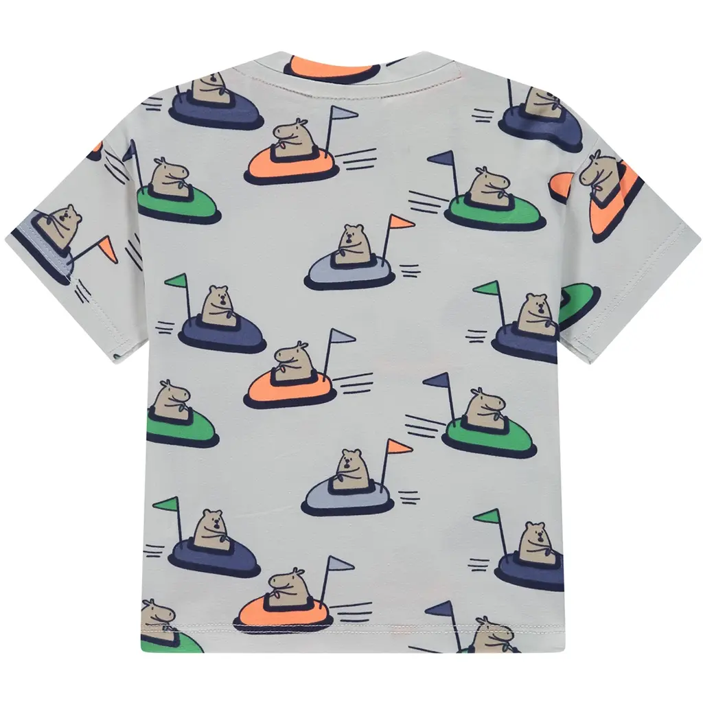 T-shirtje wide fit (cloud)