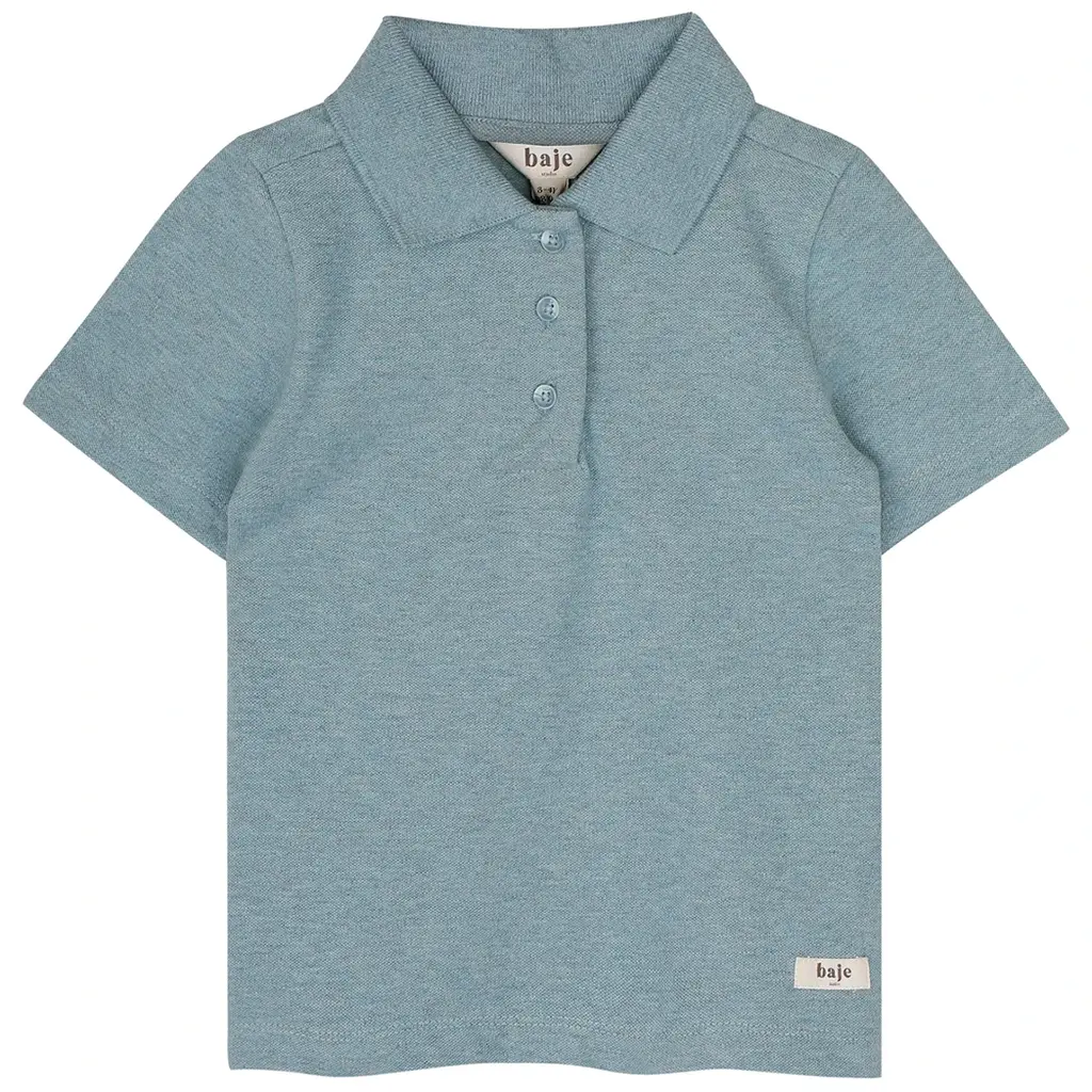 Polo shirt Gijon (blue sea)