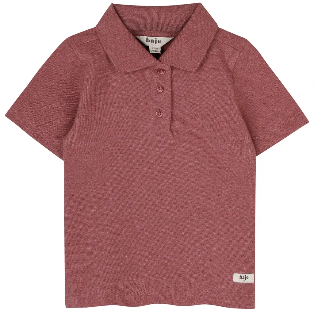 Polo shirt Gijon (red mahagony)