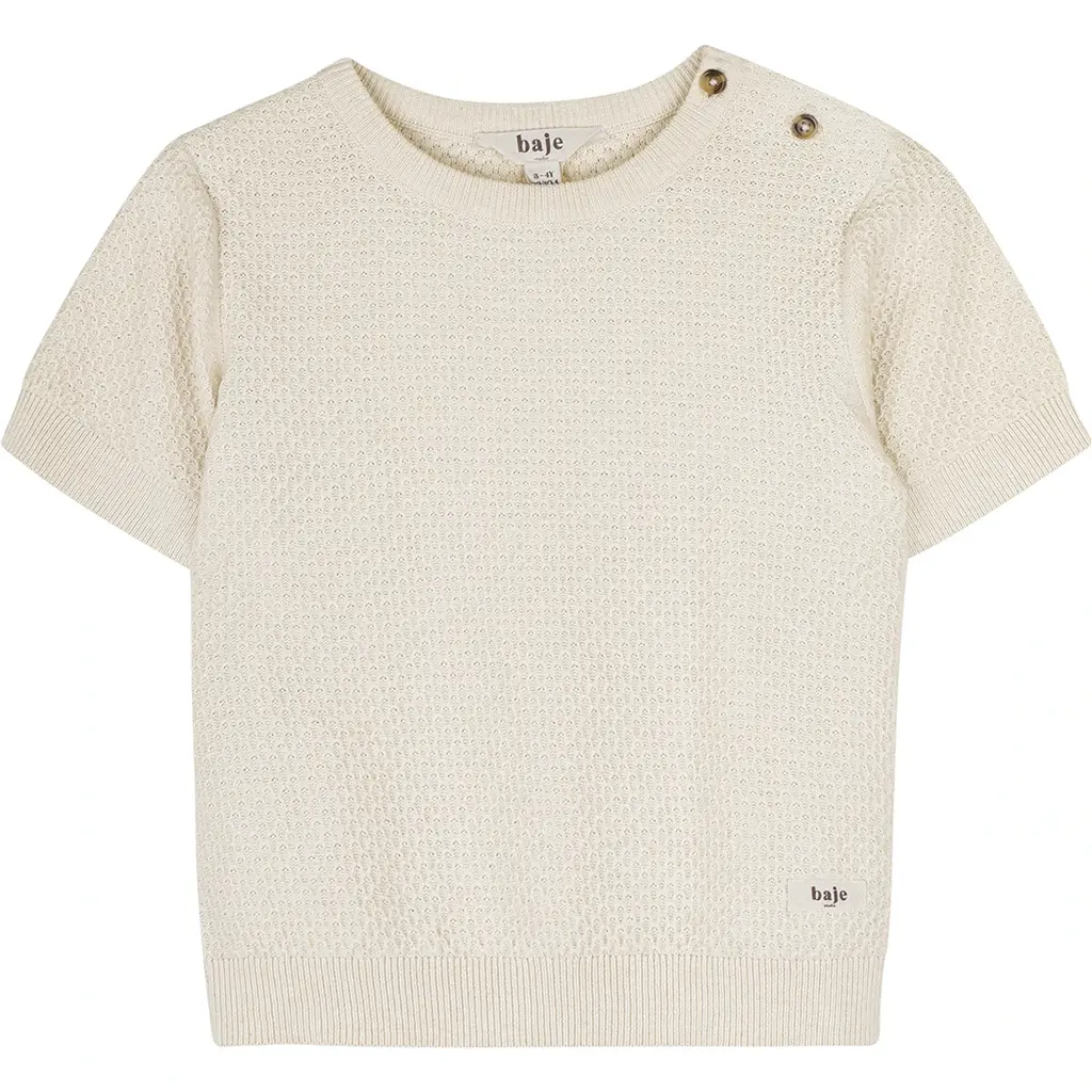 Gebreid truitje Frain (white coconut)