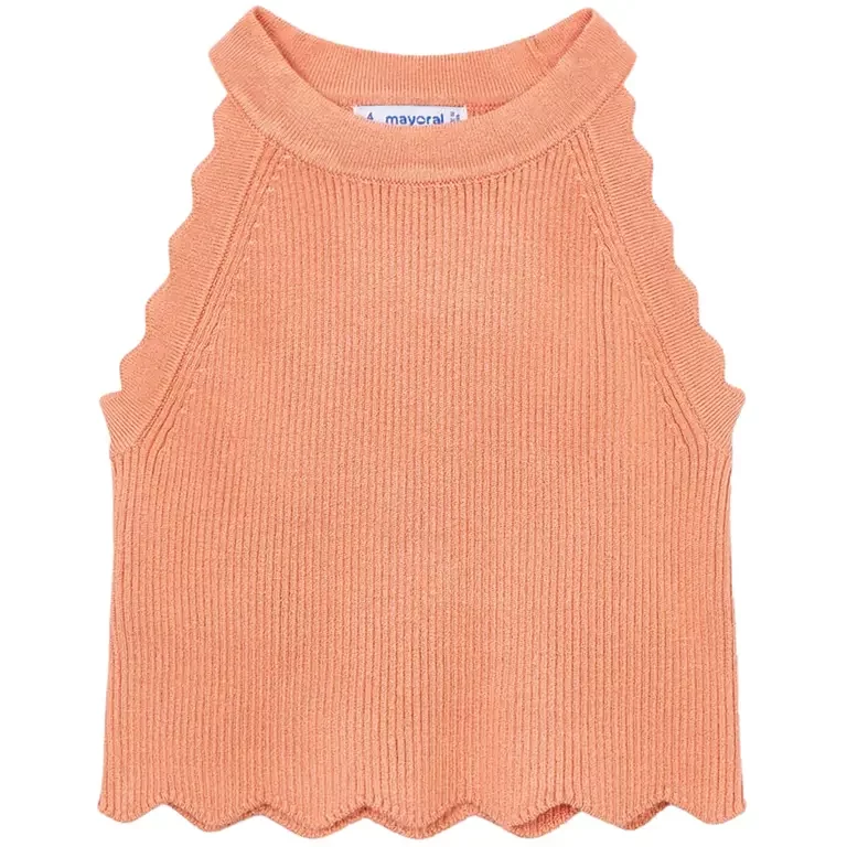 Gebreid topje (peach)