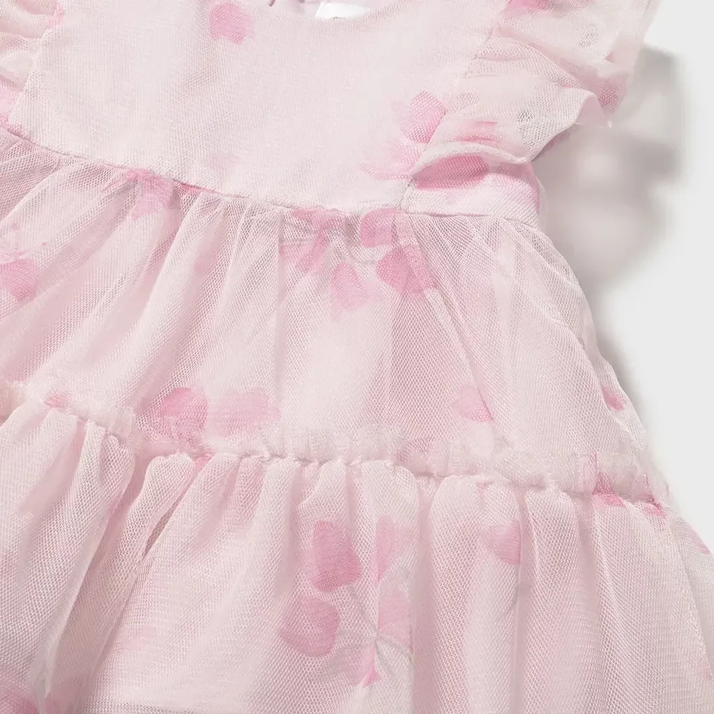Jurkje tulle (baby rose)