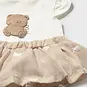 Mayoral Setje met rokje (wheat)