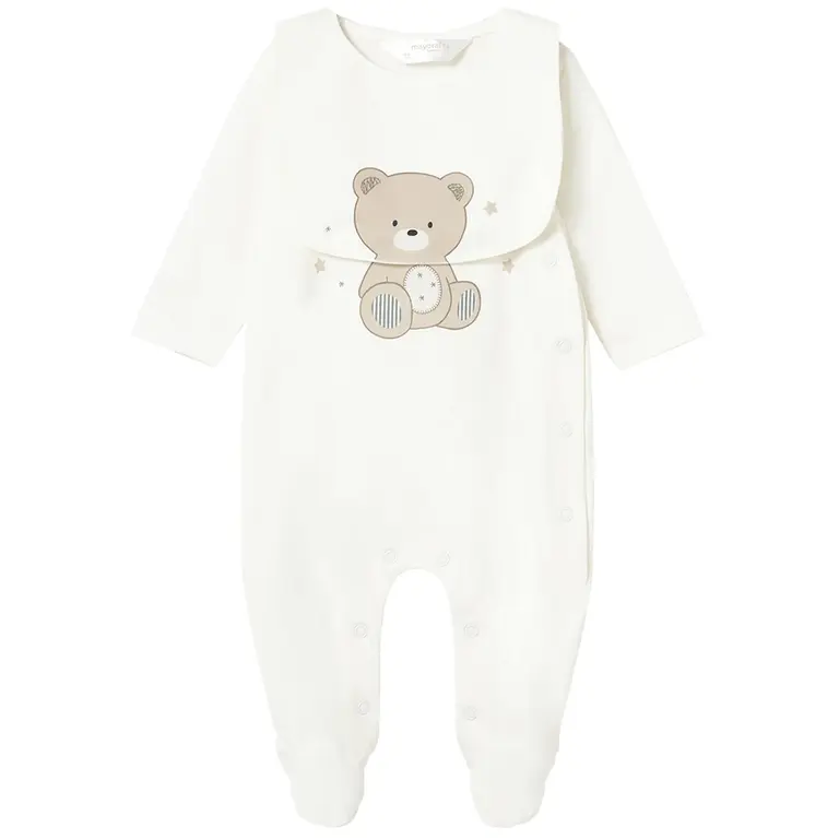 Boxpakje met slabbetje (natural)