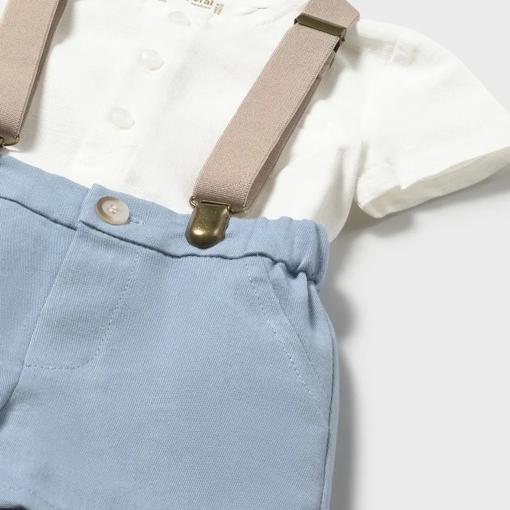 Setje met kort broekje (blue)