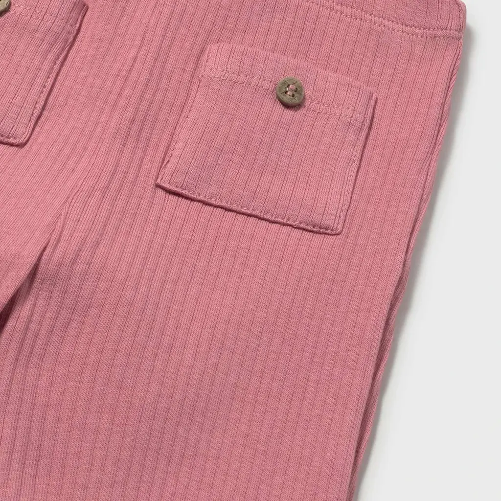 Broekje/legging flared rib (blush)