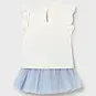 Mayoral Setje met rokje (sky)