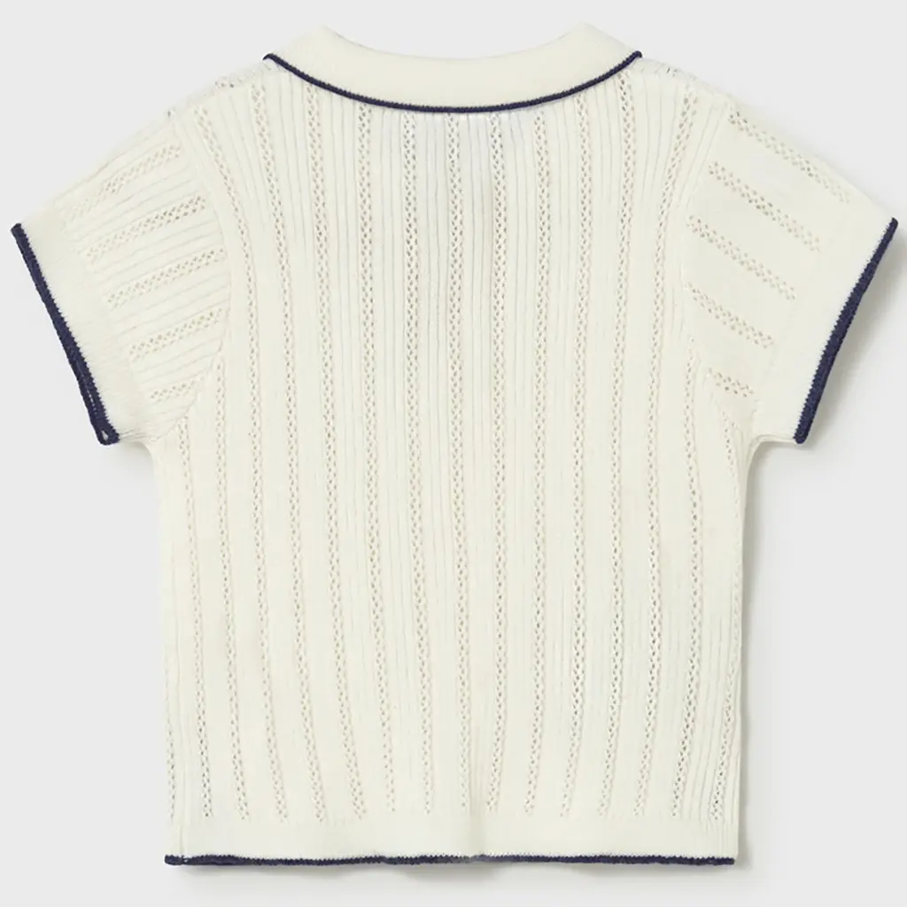 Gebreid polo truitje (natural)