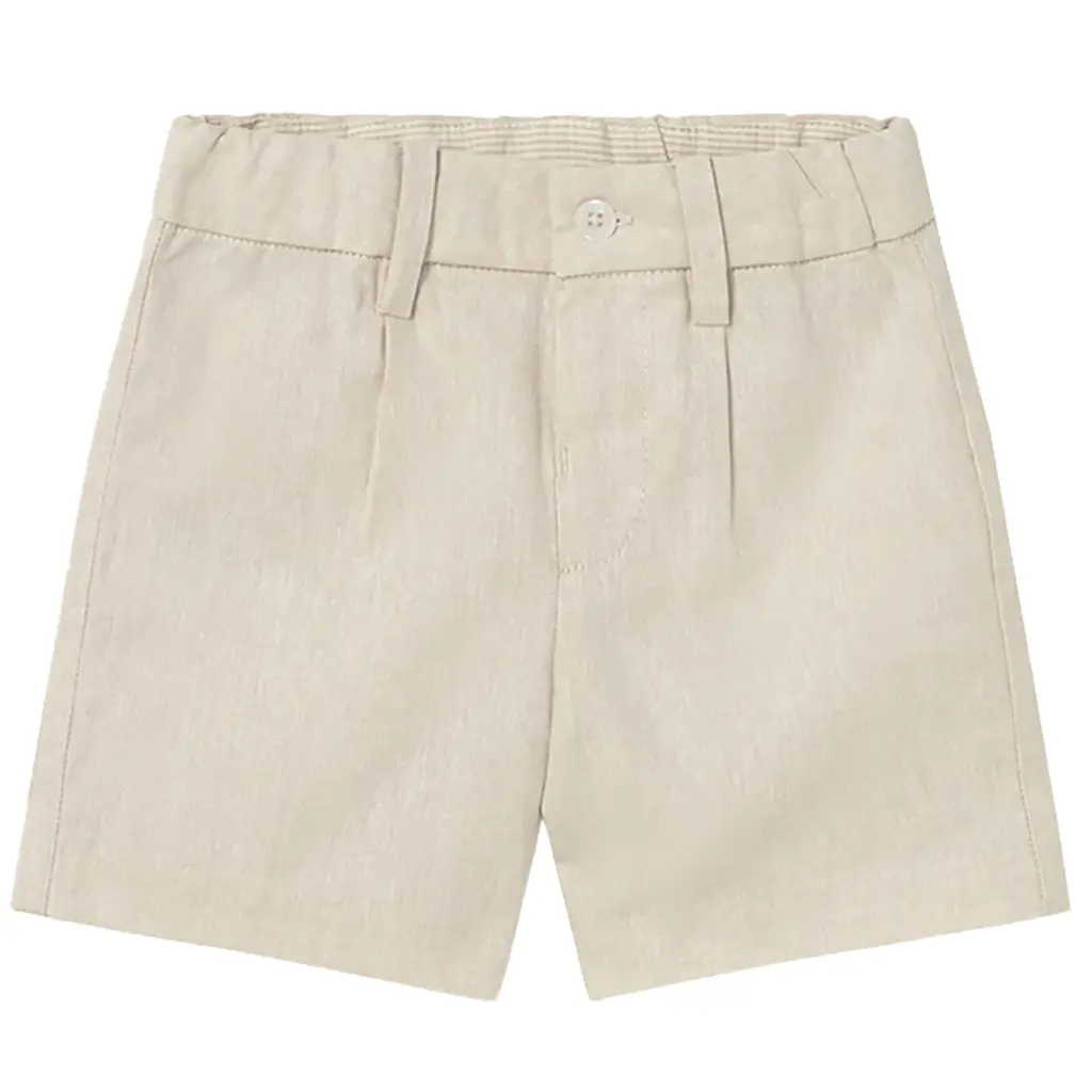 Kort broekje linen (oat mixed)