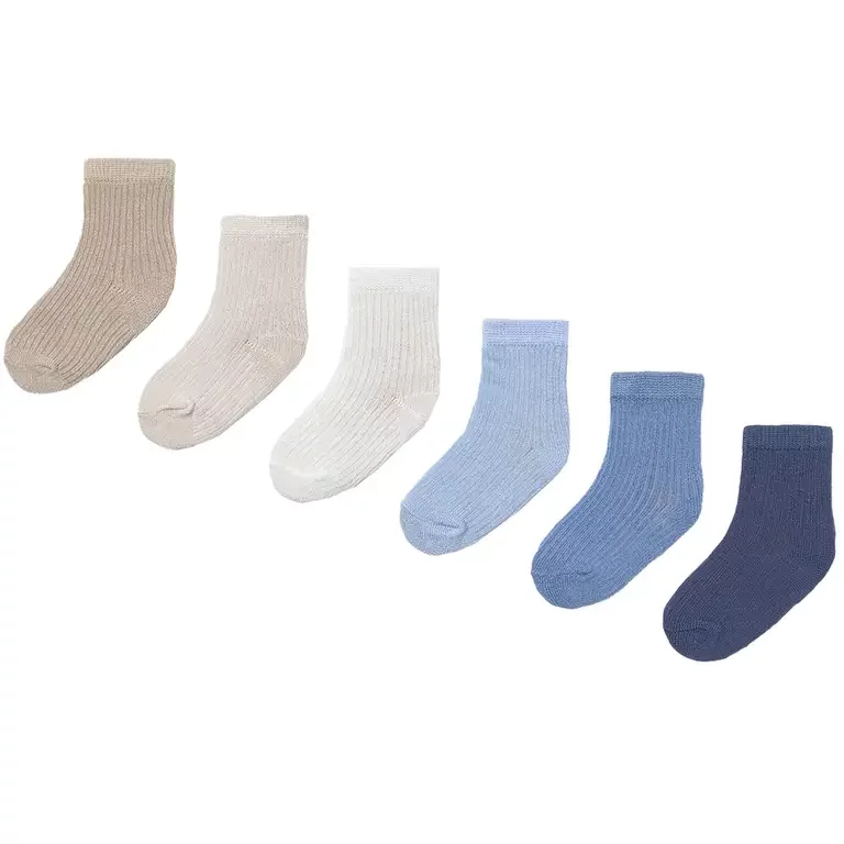Set van 6 paar sokjes (blue)