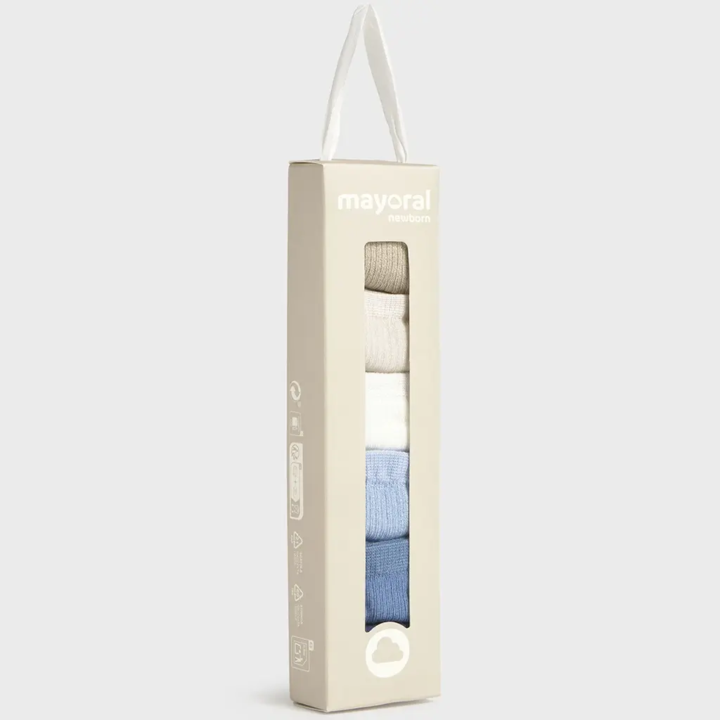 Set van 6 paar sokjes (blue)