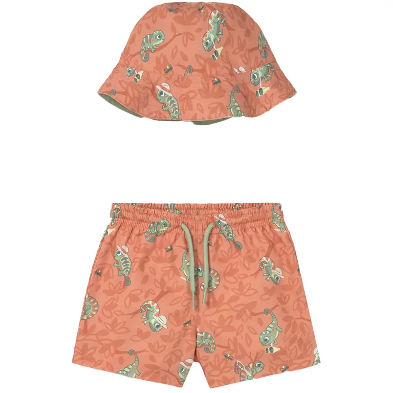 Zwembroekje met zonnehoedje (clay)