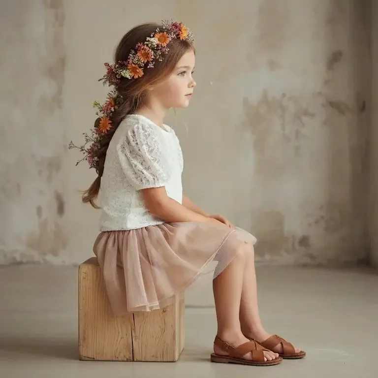 Rokje Adel tule (light beige)