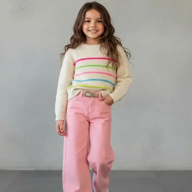 Gebreide trui Rien (dark ecru)