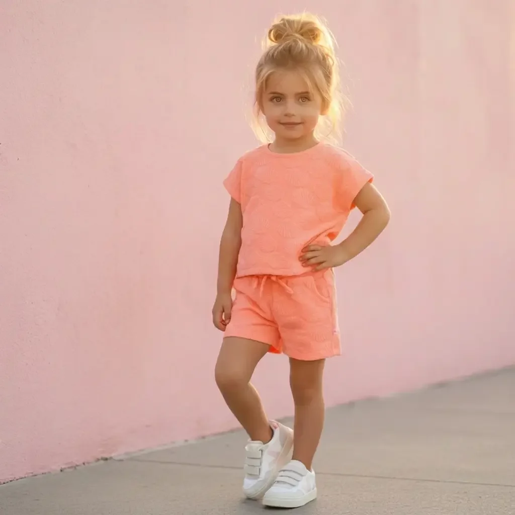 T-shirt Zora (fluo coral)