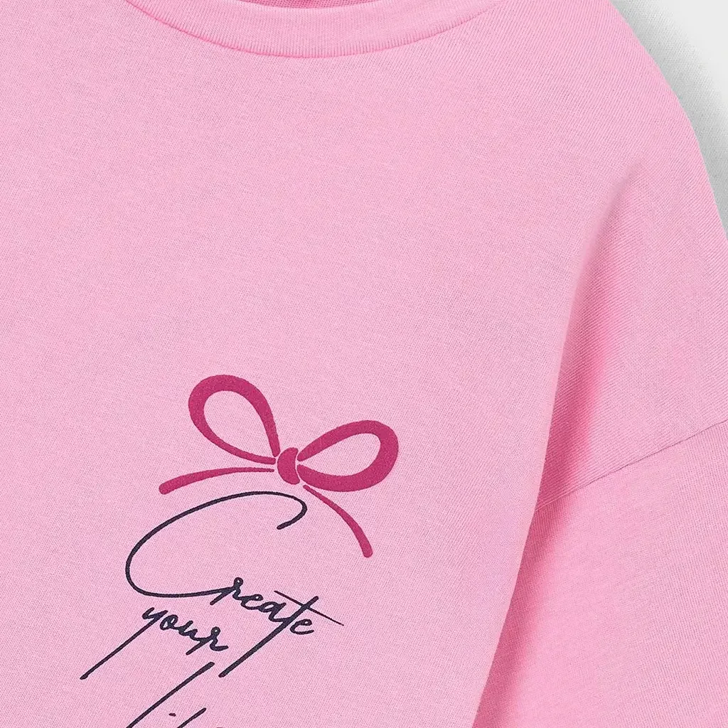 T-shirt met sjaaltje (candy)