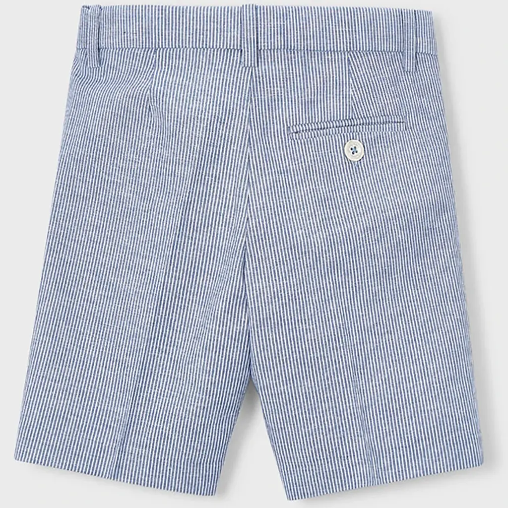 Broek linen (blue strip)