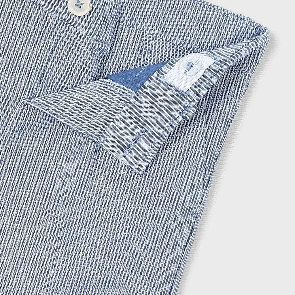 Broek linen (blue strip)