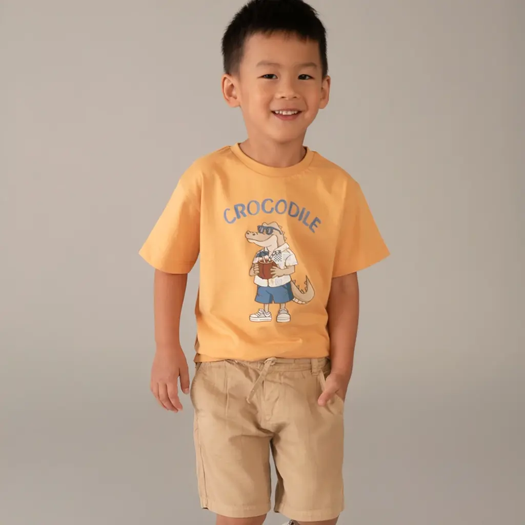 Korte broek linen (mocha)