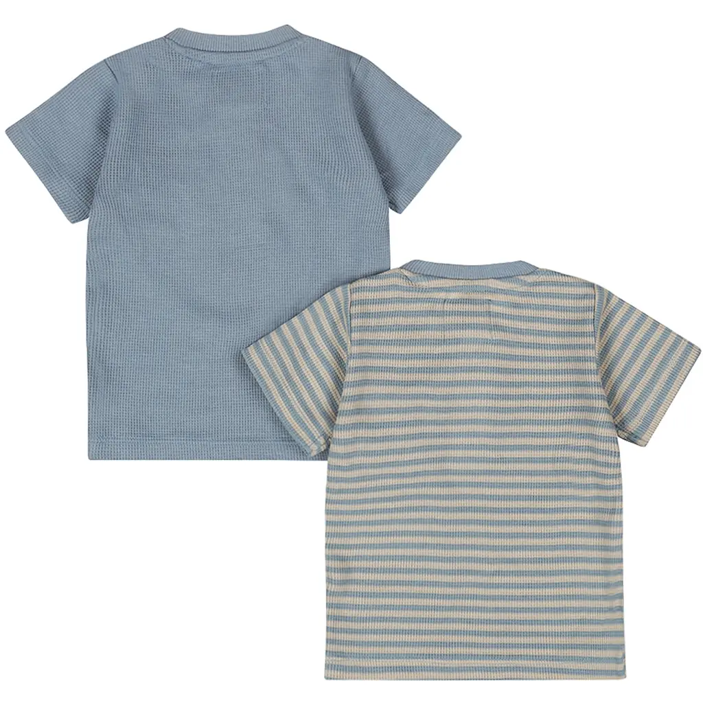 Twee t-shirts granddad (blue)