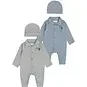 Dirkje Vierdelige set babykleding (blue)