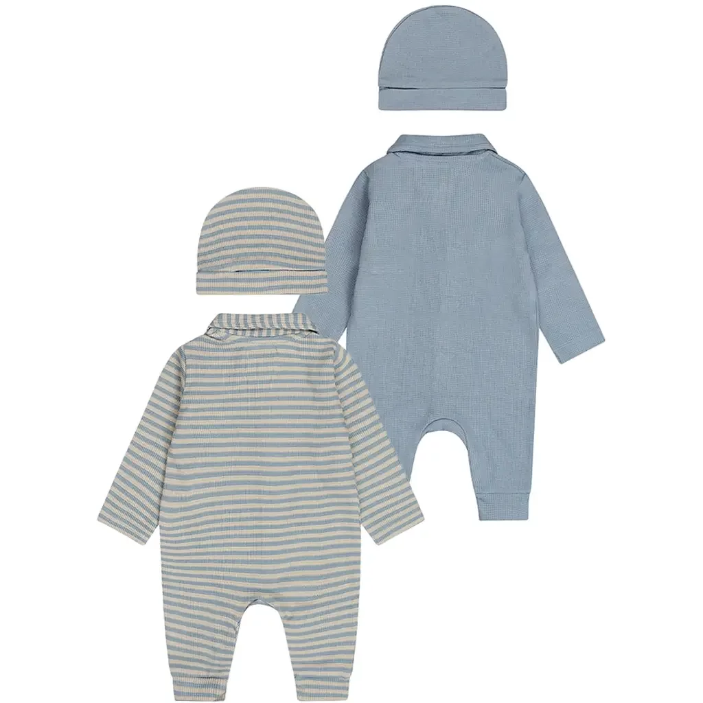 Vierdelige set babykleding (blue)