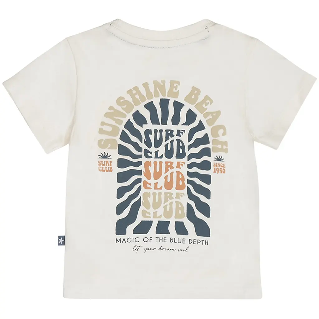 T-shirtje long back (off-white)