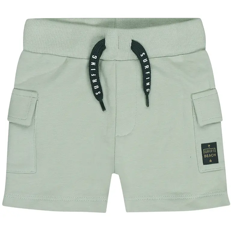 Kort broekje cargo (soft sage)